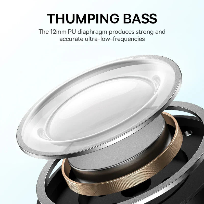 Baseus Bowie E19 Wireless Earphones Bluetooth 5.3 Big Bass 12mm Drivers IPX5 Waterproof Earbuds 33Hrs Battery Life Headphones - The Little Market Shop