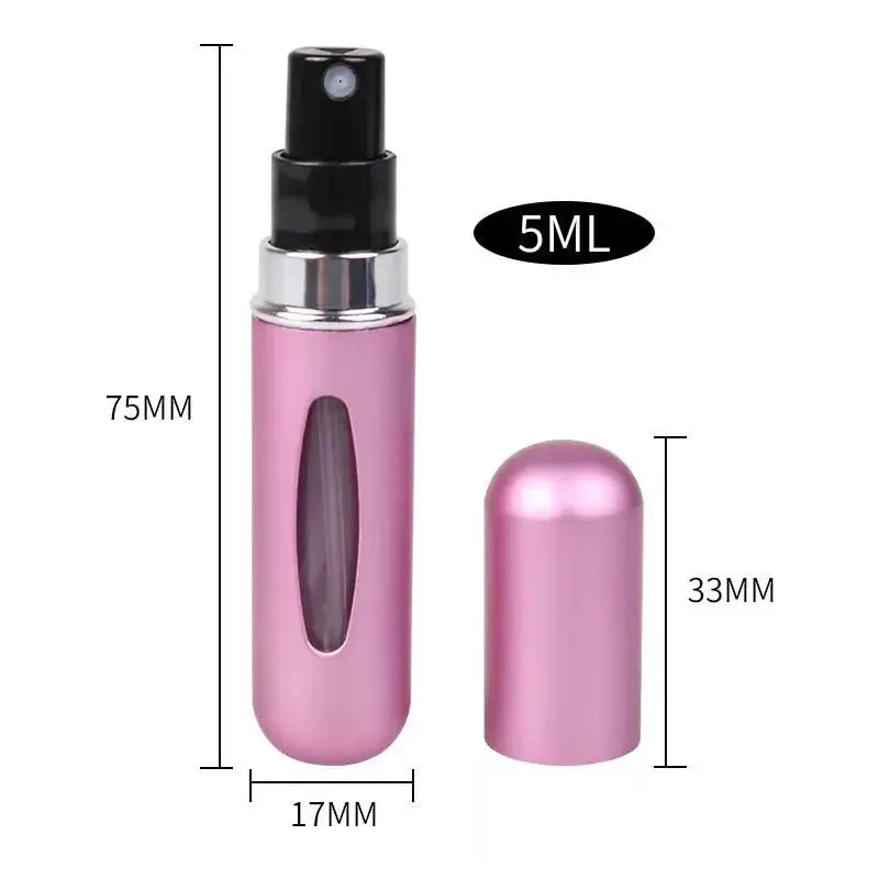 Portable Perfume Refill Bottle - Mini Travel Spray for Fragrance 5ml - The Little Market Shop