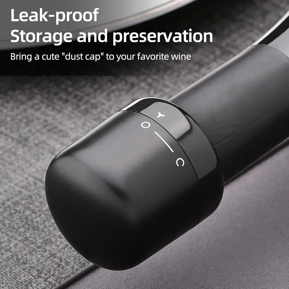 Keep Your Wine Champagne Fresh with Our Reusable Silicone Wine Vacuum Stopper for Sparkling Wine , Beer Preservation. Order Now for Extended Flavour!1/2Pcs - The Little Market Shop