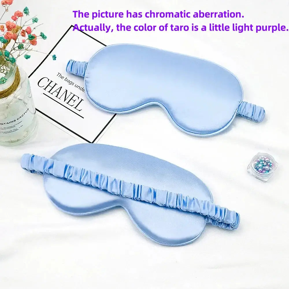 Ultra Soft Silk Sleep Mask for Blissful Nights Sleep Blindfold - The Little Market Shop