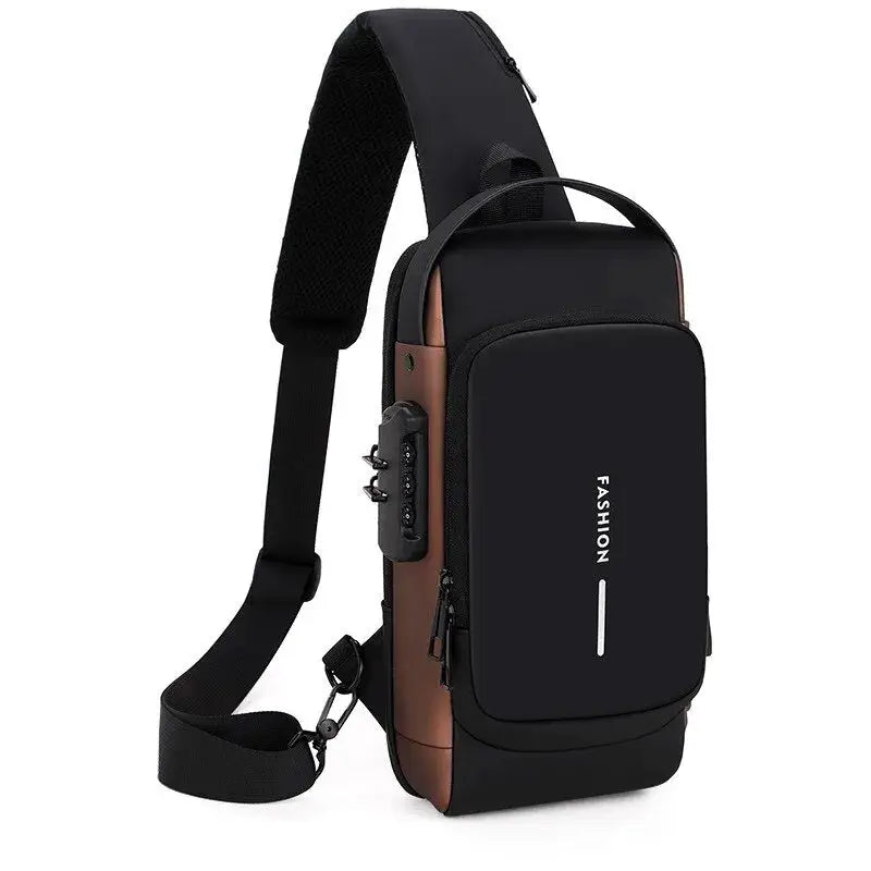 Secure Your Essentials with Our Multifunctional Anti-Theft USB Shoulder Bag for Men - The Little Market Shop