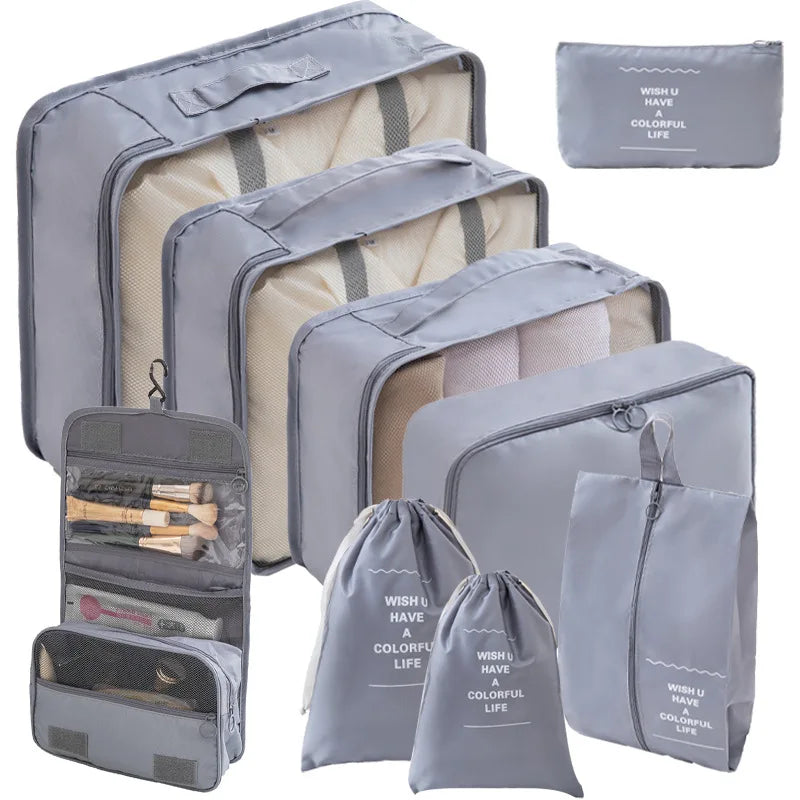 Travel Packing Cubes Set for an Organised Suitcase