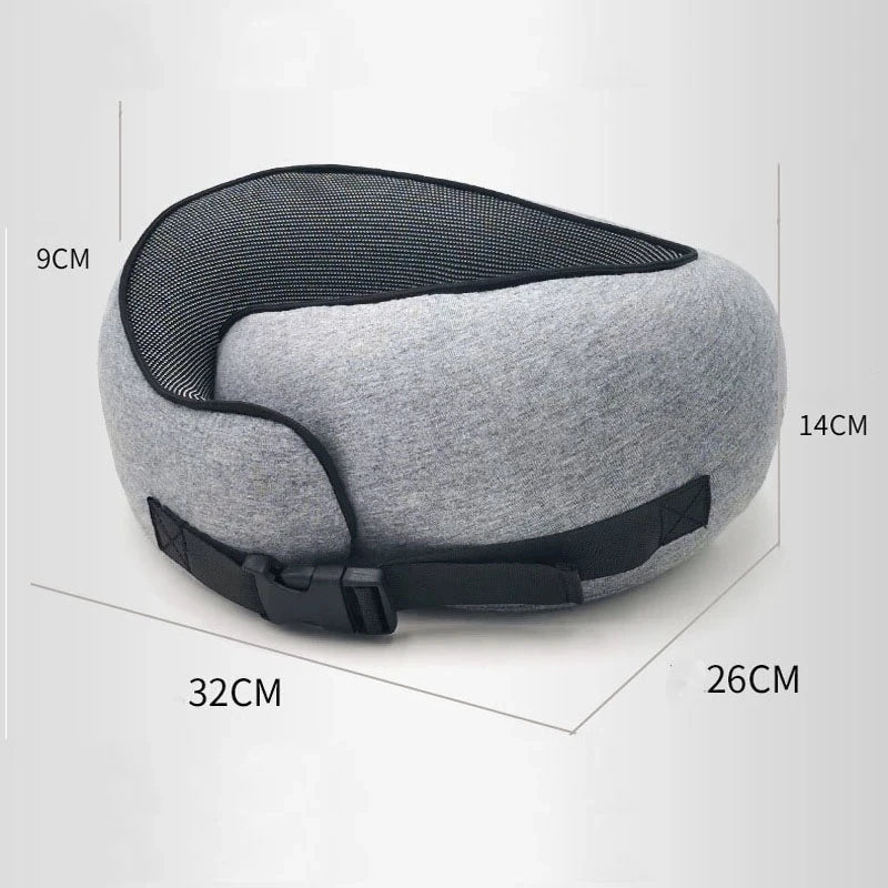 Memory Foam Neck Pillow - Ultimate Travel Comfort - The Little Market Shop