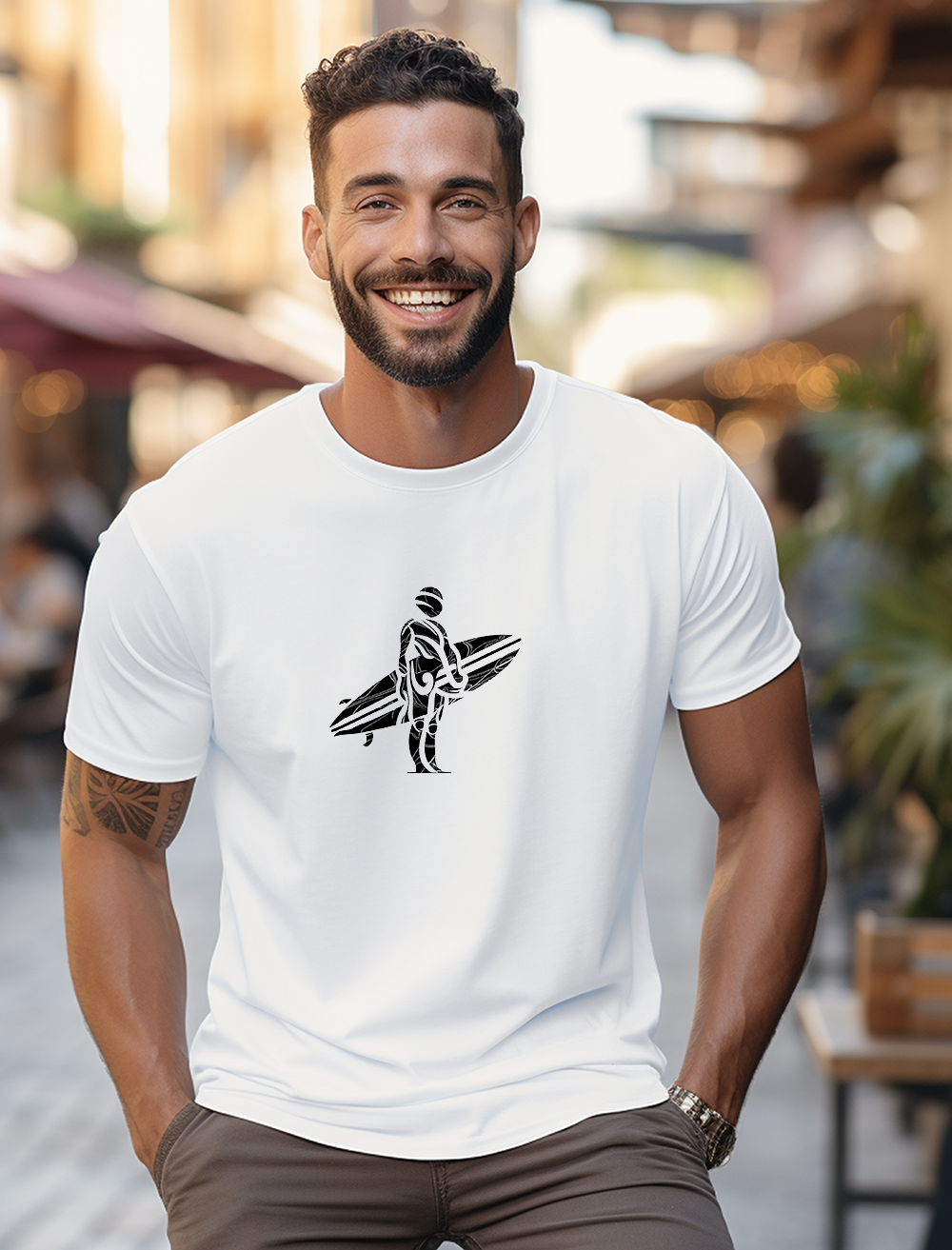 Lets go surfing - Men's classic T-Shirt - The Little Market Shop