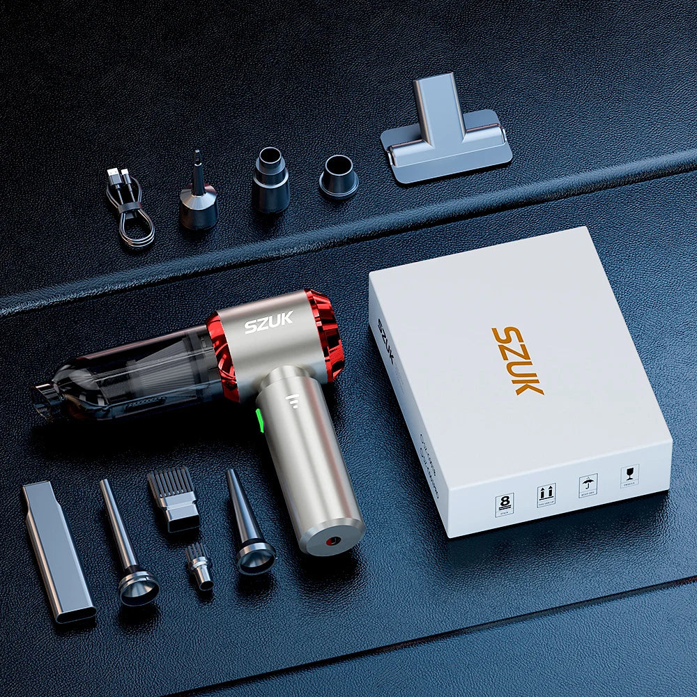 120W Portable Wireless Vacuum Cleaner – For Car & Home Deep Cleaning - The Little Market Shop