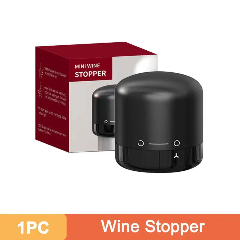 Keep Your Wine Champagne Fresh with Our Reusable Silicone Wine Vacuum Stopper for Sparkling Wine , Beer Preservation. Order Now for Extended Flavour!1/2Pcs - The Little Market Shop