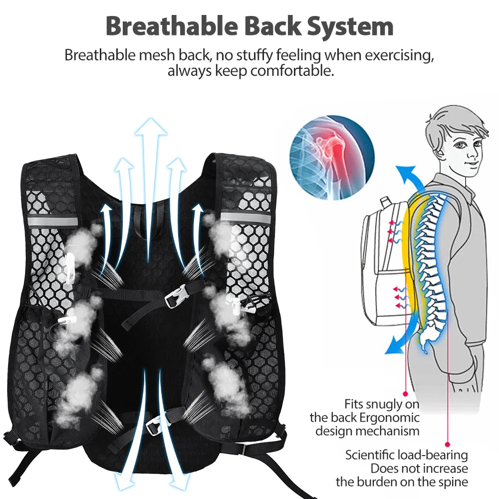 Hydration Vest – Lightweight Trail Running Backpack - The Little Market Shop