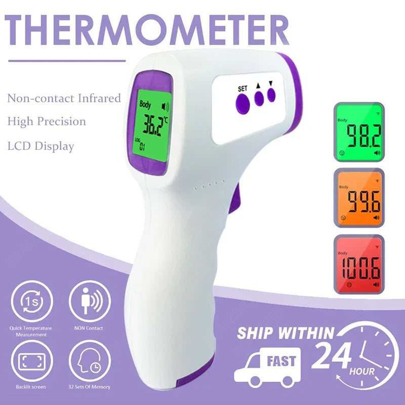 Infrared Fever Thermometer - Non-Contact Digital for Baby & Adult Use - The Little Market Shop