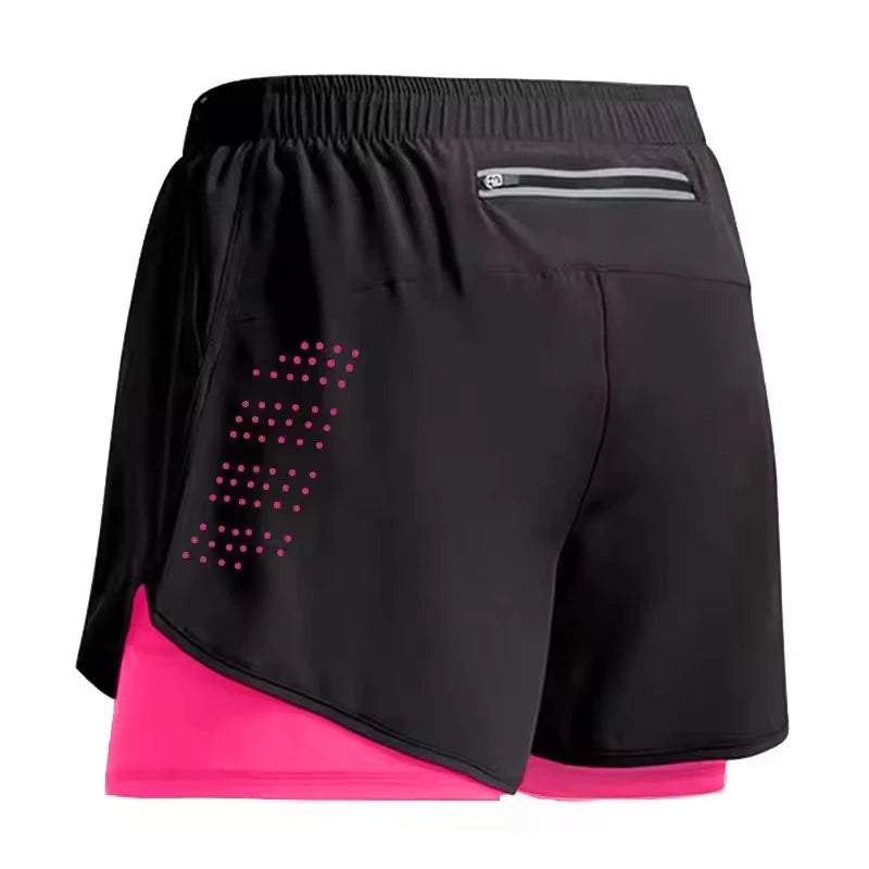 Men's Elite 2-in-1 Workout Shorts – Quick-Dry Running, Gym & Training Performance