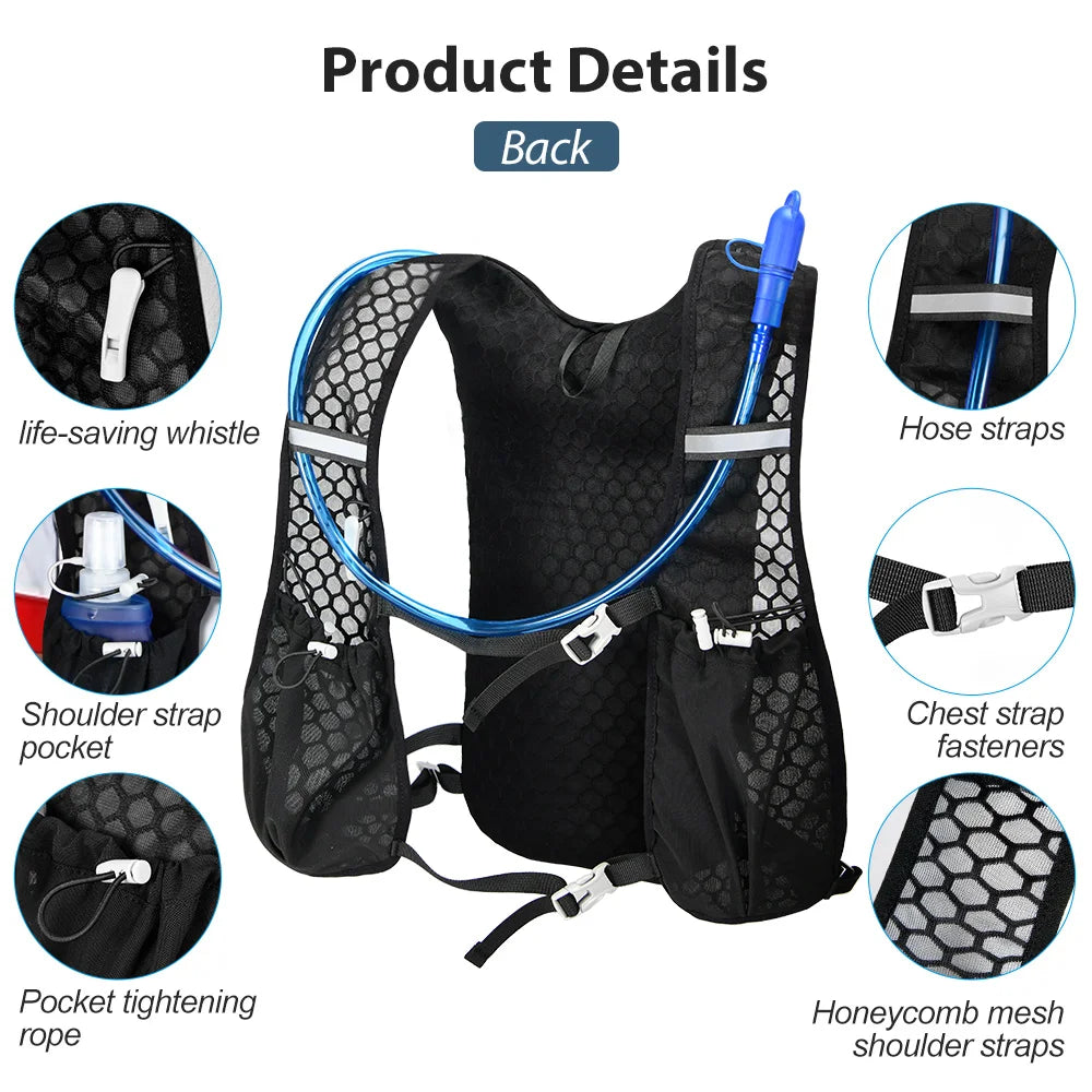 Hydration Vest – Lightweight Trail Running Backpack - The Little Market Shop