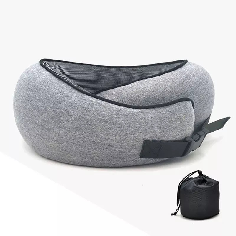 Memory Foam Neck Pillow - Ultimate Travel Comfort - The Little Market Shop