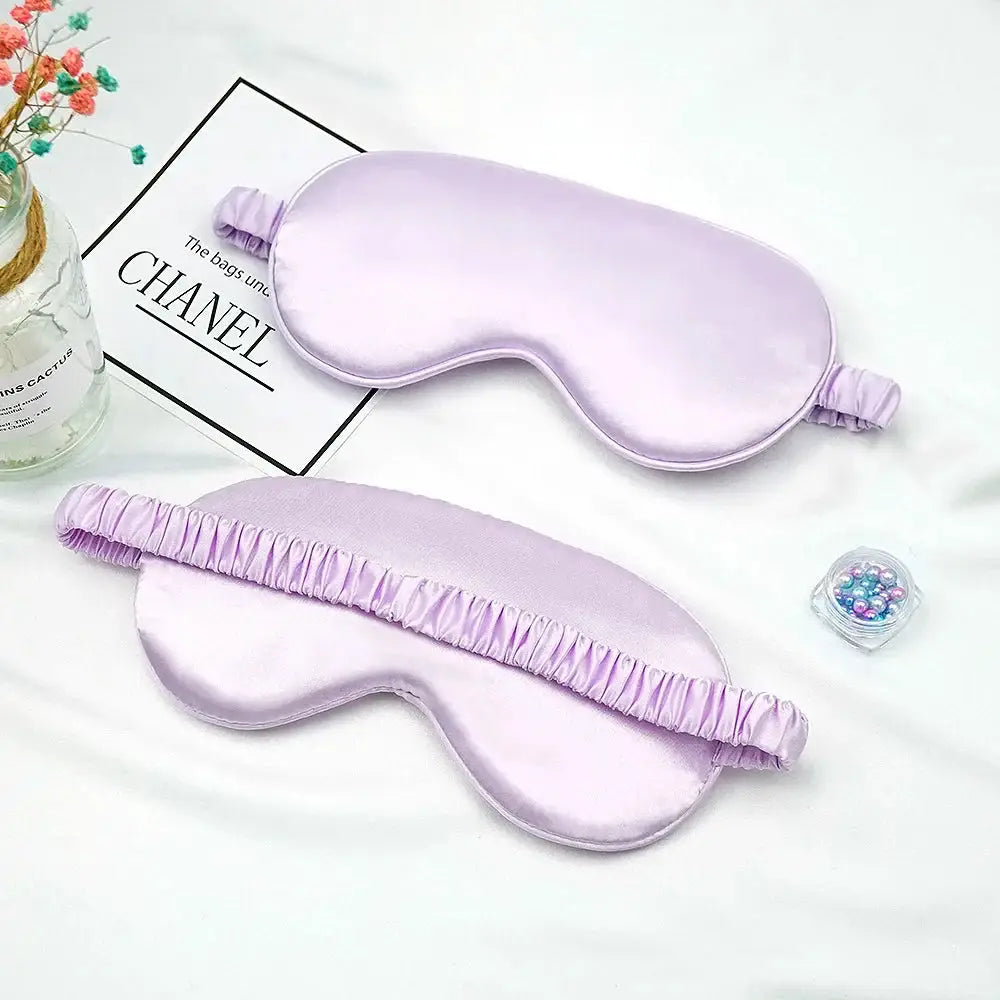 Ultra Soft Silk Sleep Mask for Blissful Nights Sleep Blindfold - The Little Market Shop