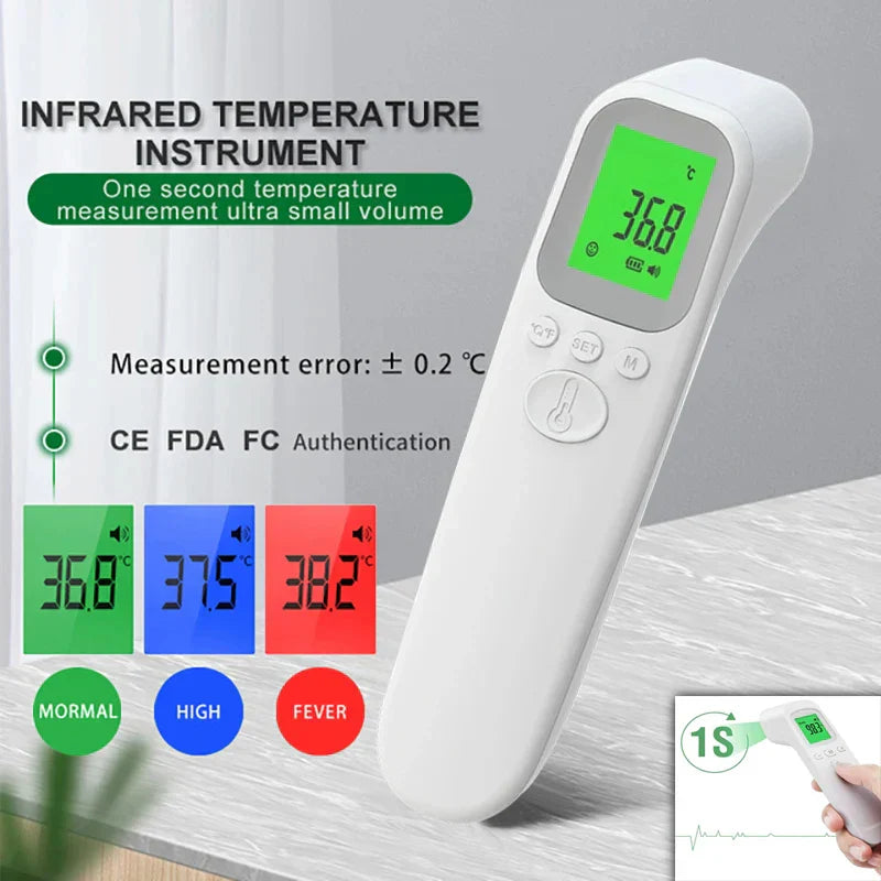 Infrared Fever Thermometer - Non-Contact Digital for Baby & Adult Use - The Little Market Shop