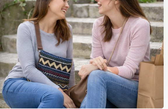 Women’s Lightweight Boho Crossbody Bag | Everyday & Travel Shoulder Bag