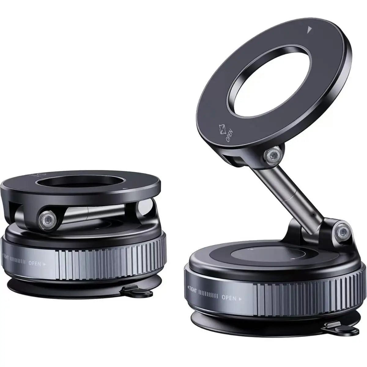 Magnetic Foldable Phone Stand & Car Mount – Compact MagSafe Grip Anywhere