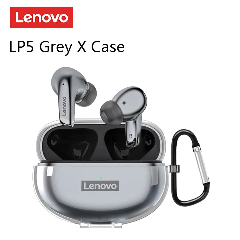 Lenovo LP5 Wireless Bluetooth Earbuds - HiFi Sound, Waterproof Sports Headphones with Mic - The Little Market Shop