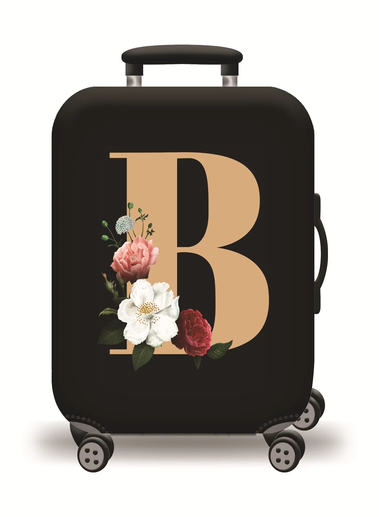 Protect Your Luggage in Style with Our Durable World Map Luggage Cover - The Little Market Shop