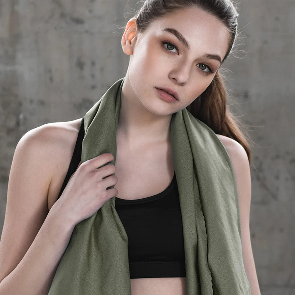 Ultralight Microfiber Beach Towel - Perfect for Swimming, Camping, Golf and Travel - The Little Market Shop