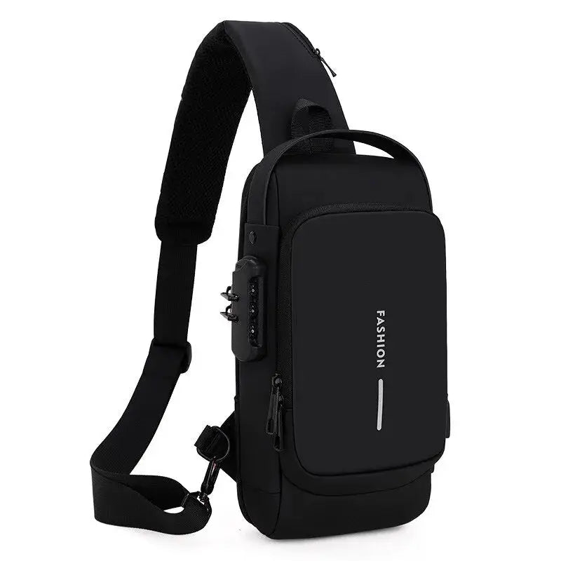 Secure Your Essentials with Our Multifunctional Anti-Theft USB Shoulder Bag for Men - The Little Market Shop