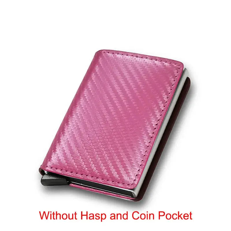 Sleek and Secure Carbon Fiber Slim Aluminium Wallet – YRFID-Blocking Men's Wallet Credit Card Holder! - The Little Market Shop