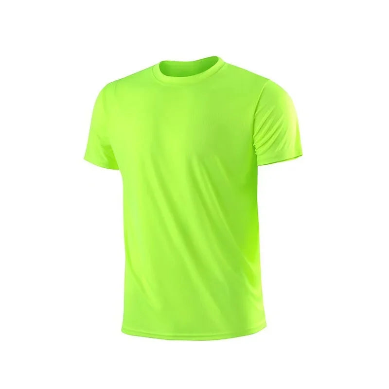 Men’s Breathable Quick-Dry Sports T-Shirt – Lightweight Short Sleeve Gym & Fitness Top - The Little Market Shop