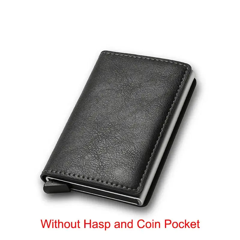 Sleek and Secure Carbon Fiber Slim Aluminium Wallet – YRFID-Blocking Men's Wallet Credit Card Holder! - The Little Market Shop