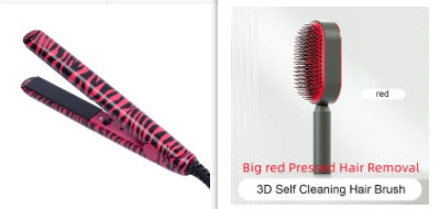 Self-Cleaning Hair Brush – Anti-Static, Scalp Massage & Easy Detangling - The Little Market Shop