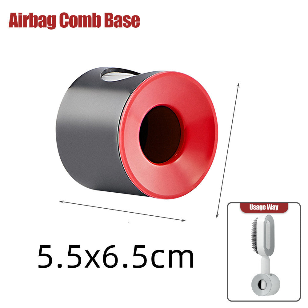 Self-Cleaning Hair Brush – Anti-Static, Scalp Massage & Easy Detangling - The Little Market Shop