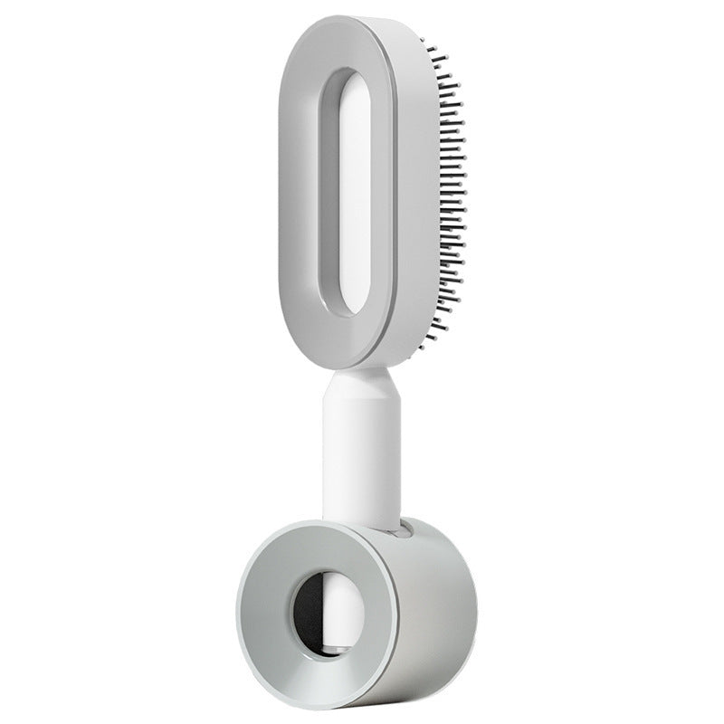 Self-Cleaning Hair Brush – Anti-Static, Scalp Massage & Easy Detangling - The Little Market Shop