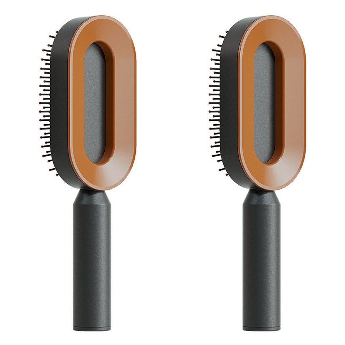 Self-Cleaning Hair Brush – Anti-Static, Scalp Massage & Easy Detangling