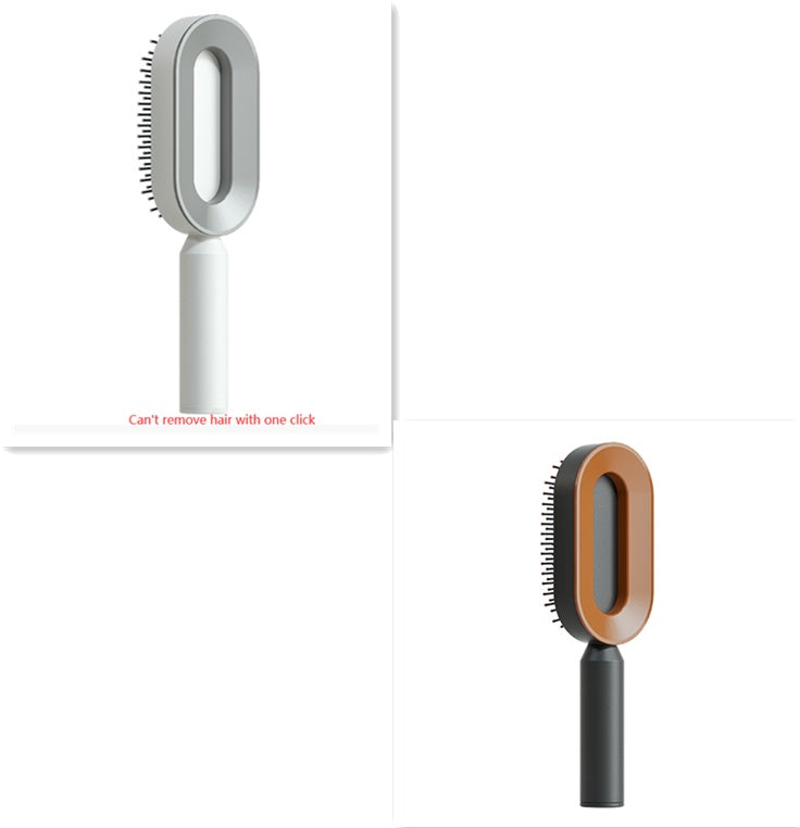 Self-Cleaning Hair Brush – Anti-Static, Scalp Massage & Easy Detangling