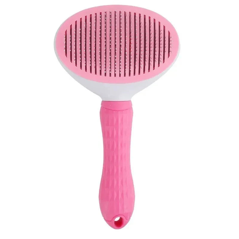 Self-Cleaning Pet Brush – Hair Remover & Grooming Tool for Dogs & Cats - The Little Market Shop