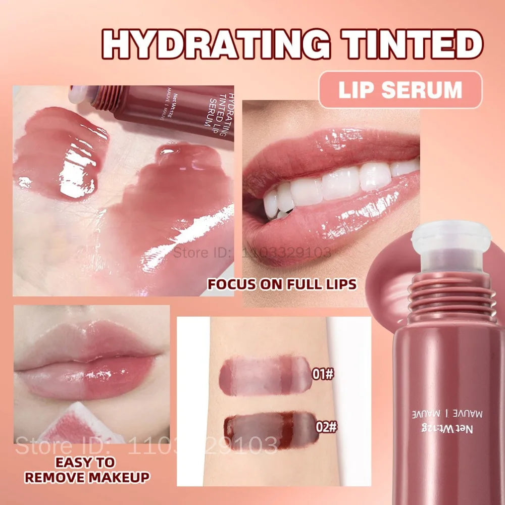 Crystal Lip Balm – Hydrating Jelly Lip Gloss Oil & Tinted Serum - The Little Market Shop
