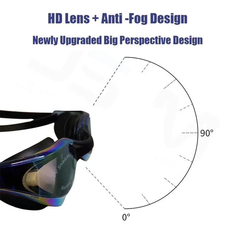 ARENA Anti-Fog HD Swim Goggles - Leak-Proof, UV Protection, Adjustable Fit - The Little Market Shop