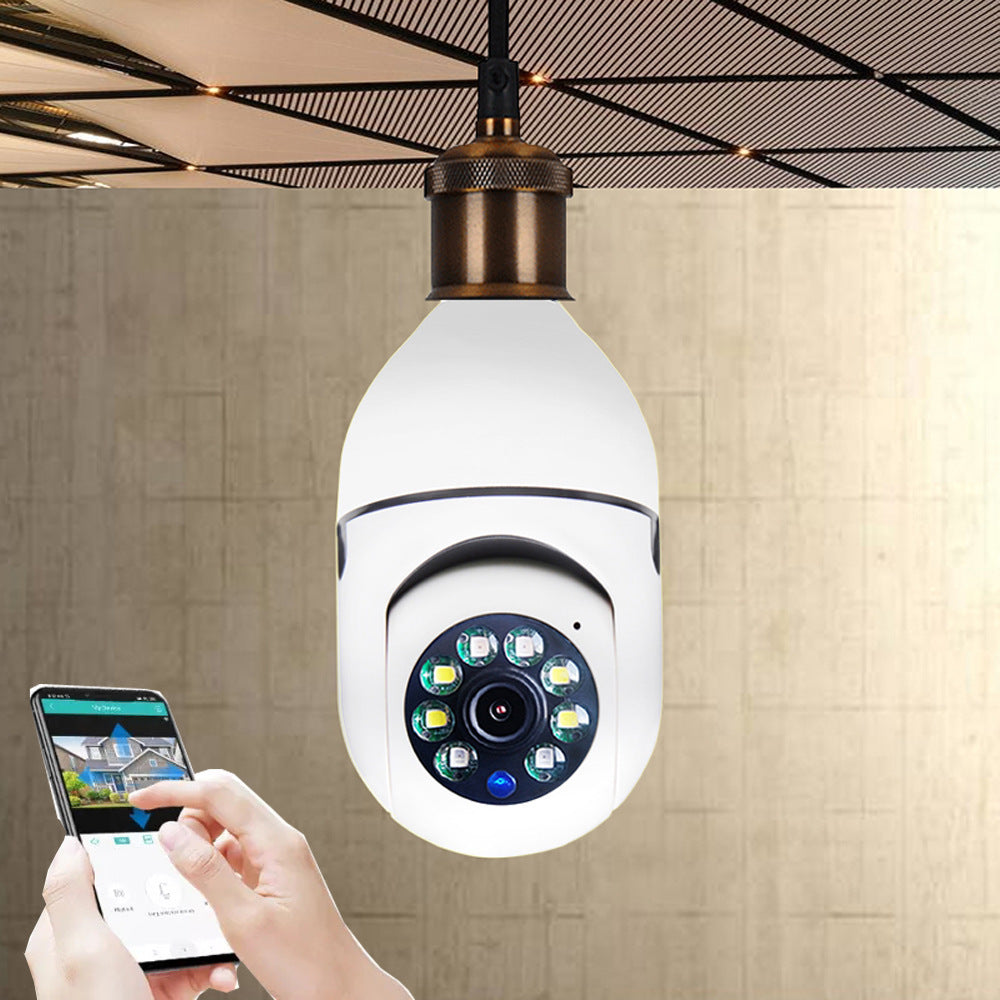 1080P WiFi Bulb Security Camera – 4X Zoom, E27, 5G Alarm Monitor - The Little Market Shop