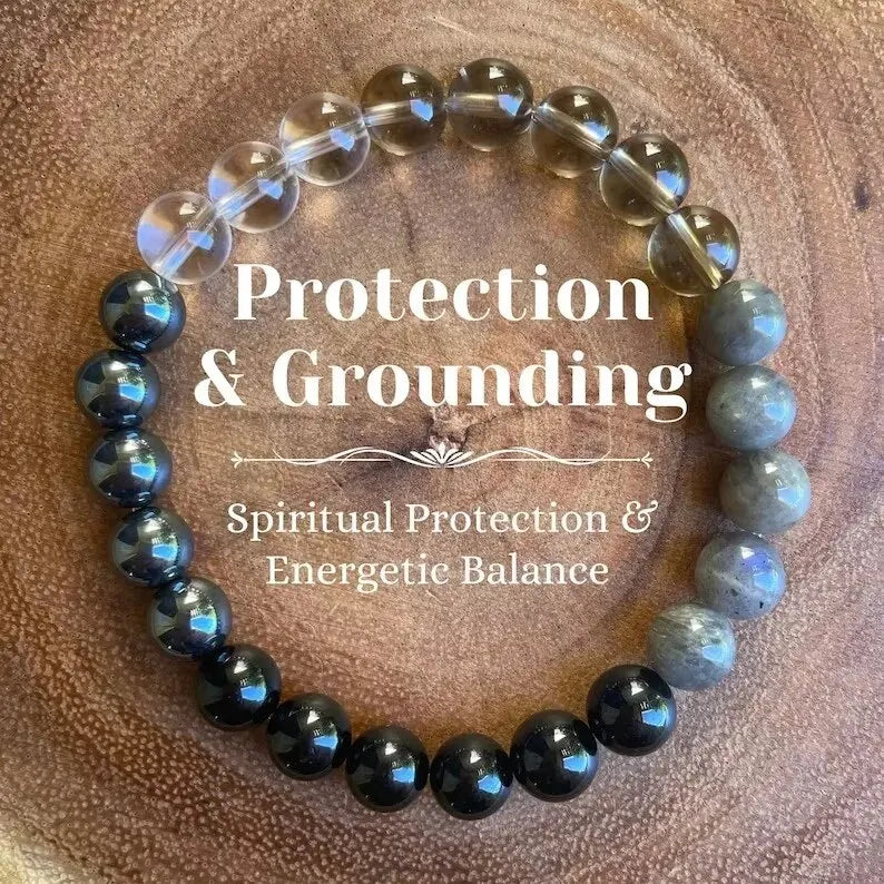 Spiritual Energy Bracelet Set for Protection, Love & Abundance - The Little Market Shop