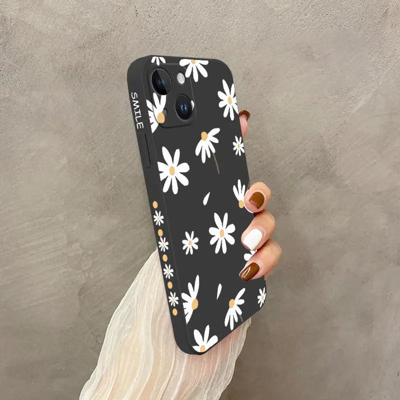 Stylish Daisy Phone Case – Slim, Protective Cover for All iPhone Models - The Little Market Shop