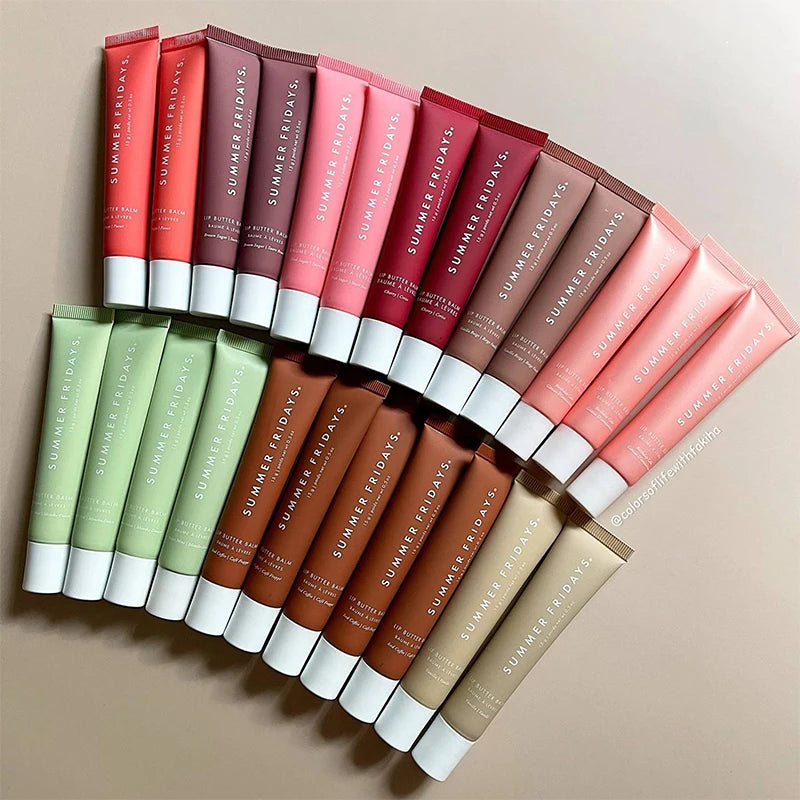 Summer Friday’s Vanilla Beige Lip Balm – Moisturizing Glossy Lip Set - The Little Market Shop