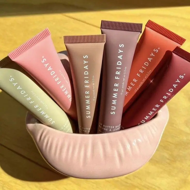 Summer Friday’s Vanilla Beige Lip Balm – Moisturizing Glossy Lip Set - The Little Market Shop