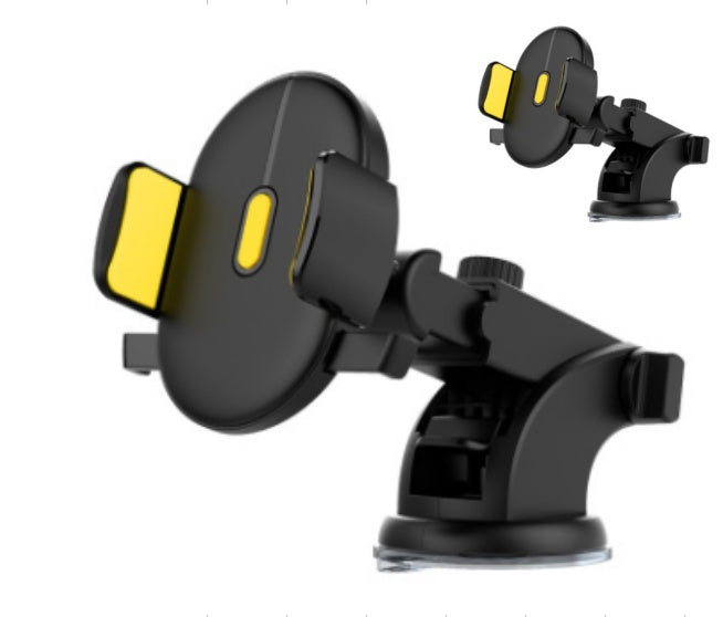 Telescopic Car Phone Holder – Strong Suction Dashboard Mount for Safe, Hands-Free Driving