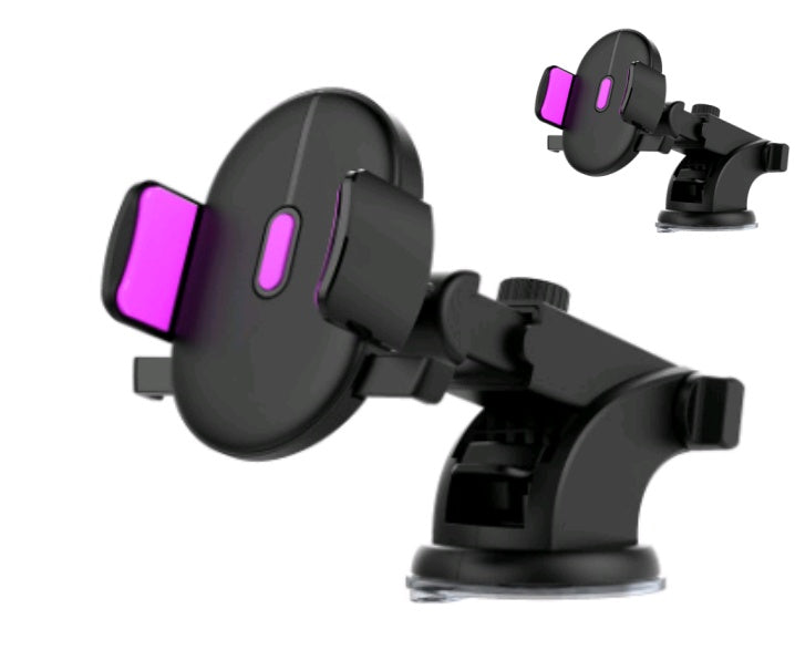 Telescopic Car Phone Holder – Strong Suction Dashboard Mount for Safe, Hands-Free Driving