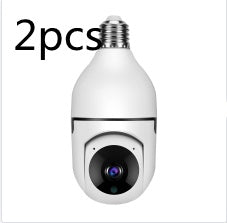 1080P WiFi Bulb Security Camera – 4X Zoom, E27, 5G Alarm Monitor - The Little Market Shop