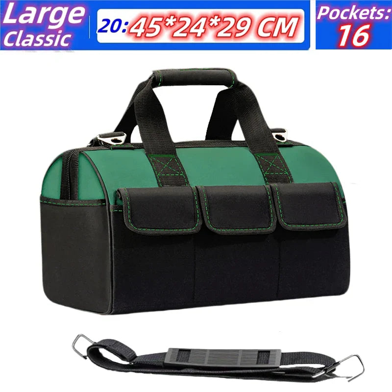 Upgrade 23-inch Waterproof Tool Bag - Large Capacity, 1680D Wear-Resistant - The Little Market Shop