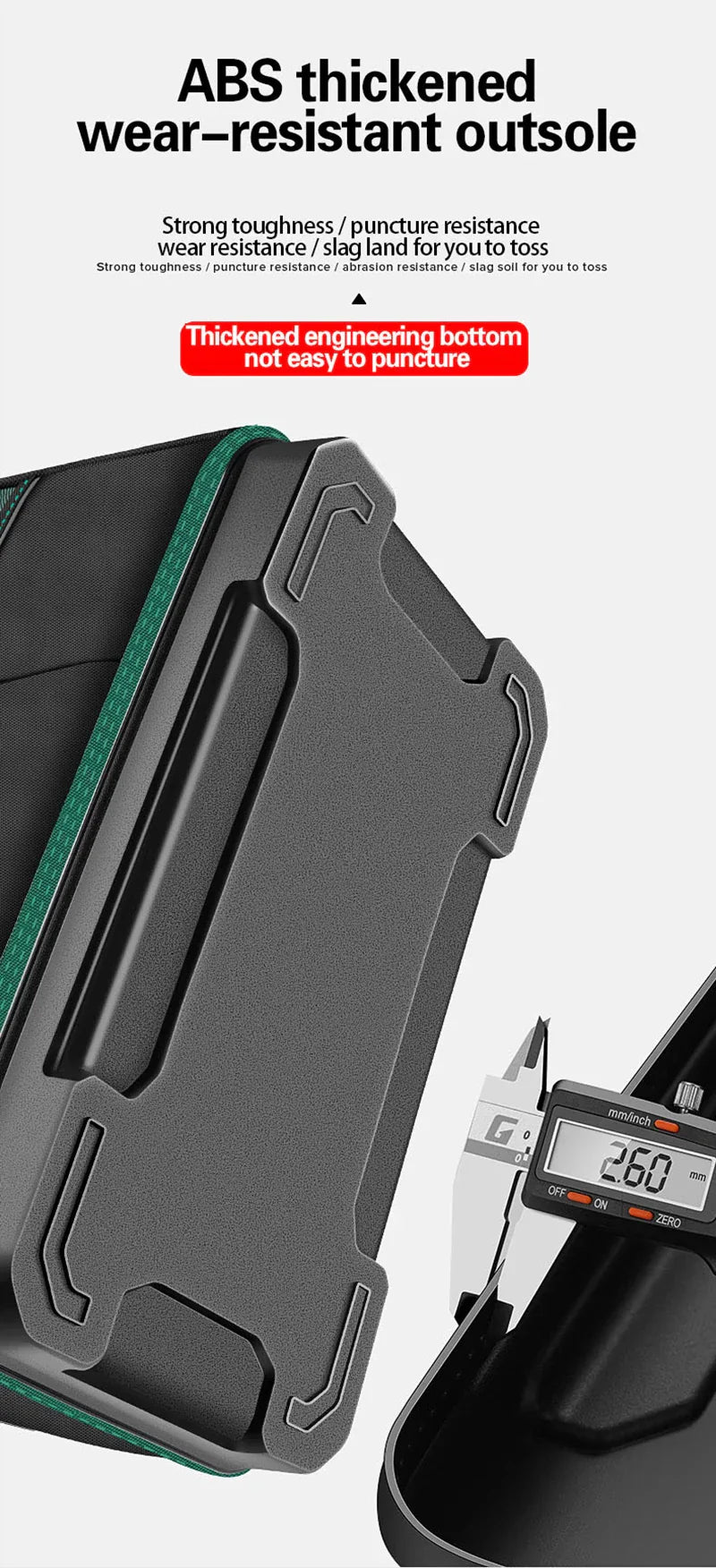 Upgrade 23-inch Waterproof Tool Bag - Large Capacity, 1680D Wear-Resistant - The Little Market Shop