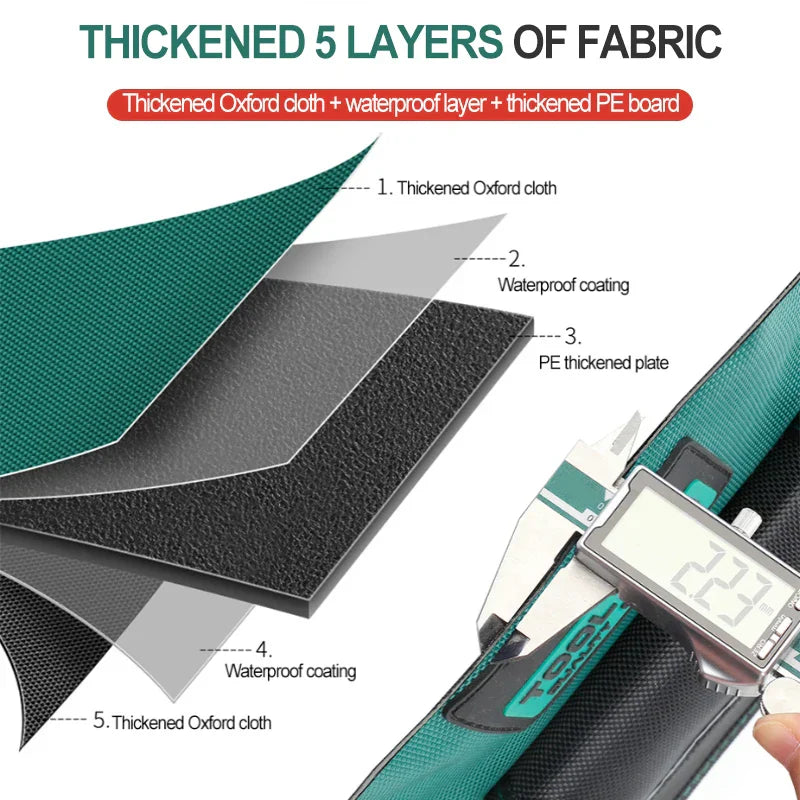 Upgrade 23-inch Waterproof Tool Bag - Large Capacity, 1680D Wear-Resistant - The Little Market Shop