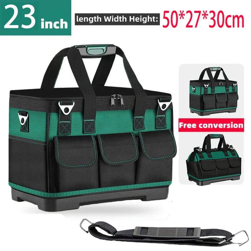 Upgrade 23-inch Waterproof Tool Bag - Large Capacity, 1680D Wear-Resistant - The Little Market Shop