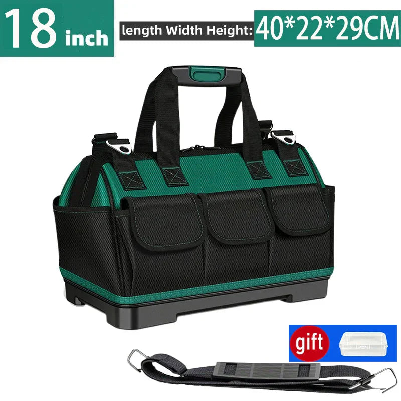 Upgrade 23-inch Waterproof Tool Bag - Large Capacity, 1680D Wear-Resistant - The Little Market Shop