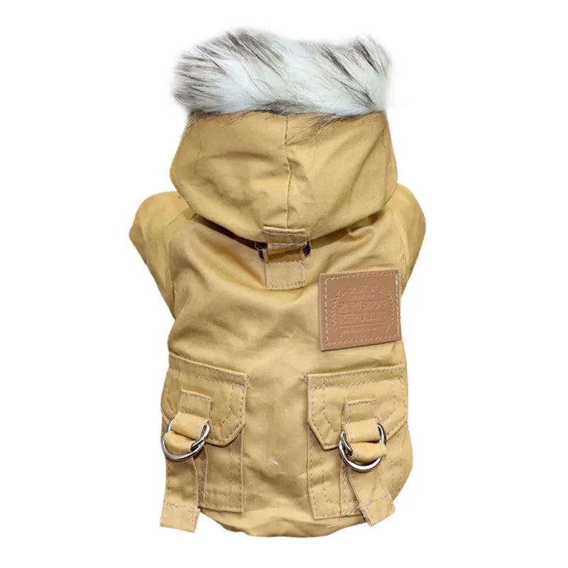 Warm Winter Dog Jacket - Cozy Puppy Hoodie for Small & Medium Dogs - The Little Market Shop