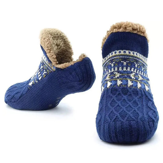 Warm Winter Non-Slip Floor Socks for Women & Men – Cozy Home Slippers - The Little Market Shop
