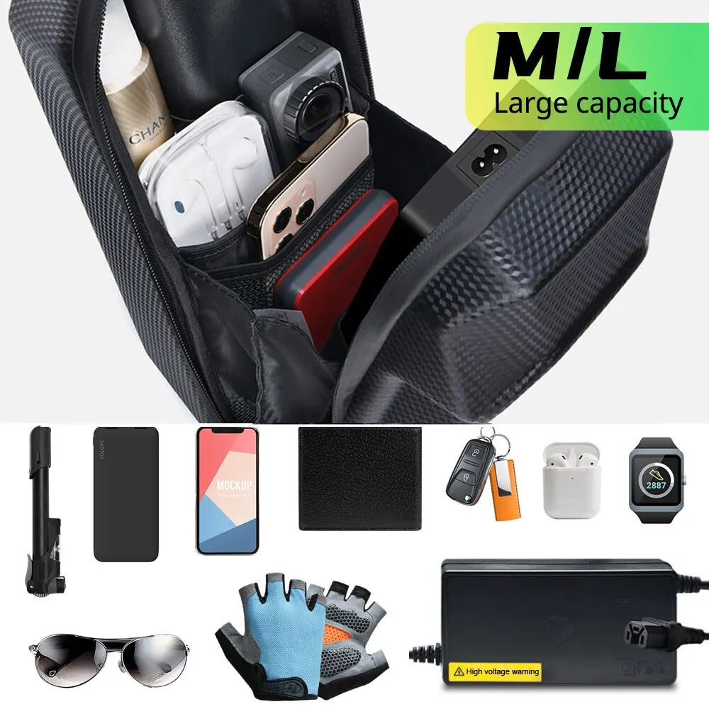 Waterproof Electric Scooter Front Bag - Mobile Phone Storage & Rainproof Gear - The Little Market Shop